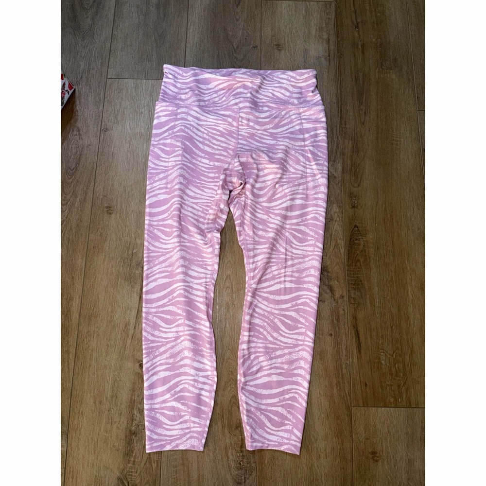 Pink Zebra Print Leggings